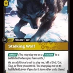 Stalking Wolf