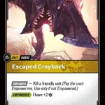 Escaped Grayback